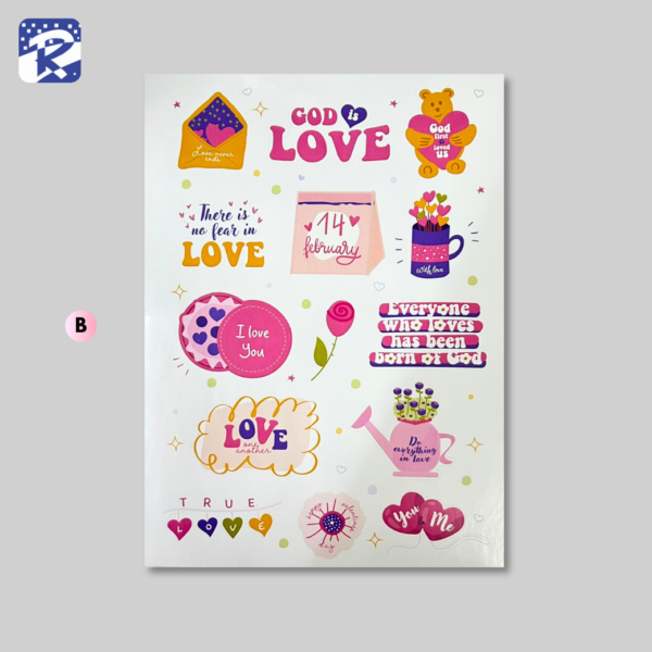 GOD'S LOVE STICKER - Image 3